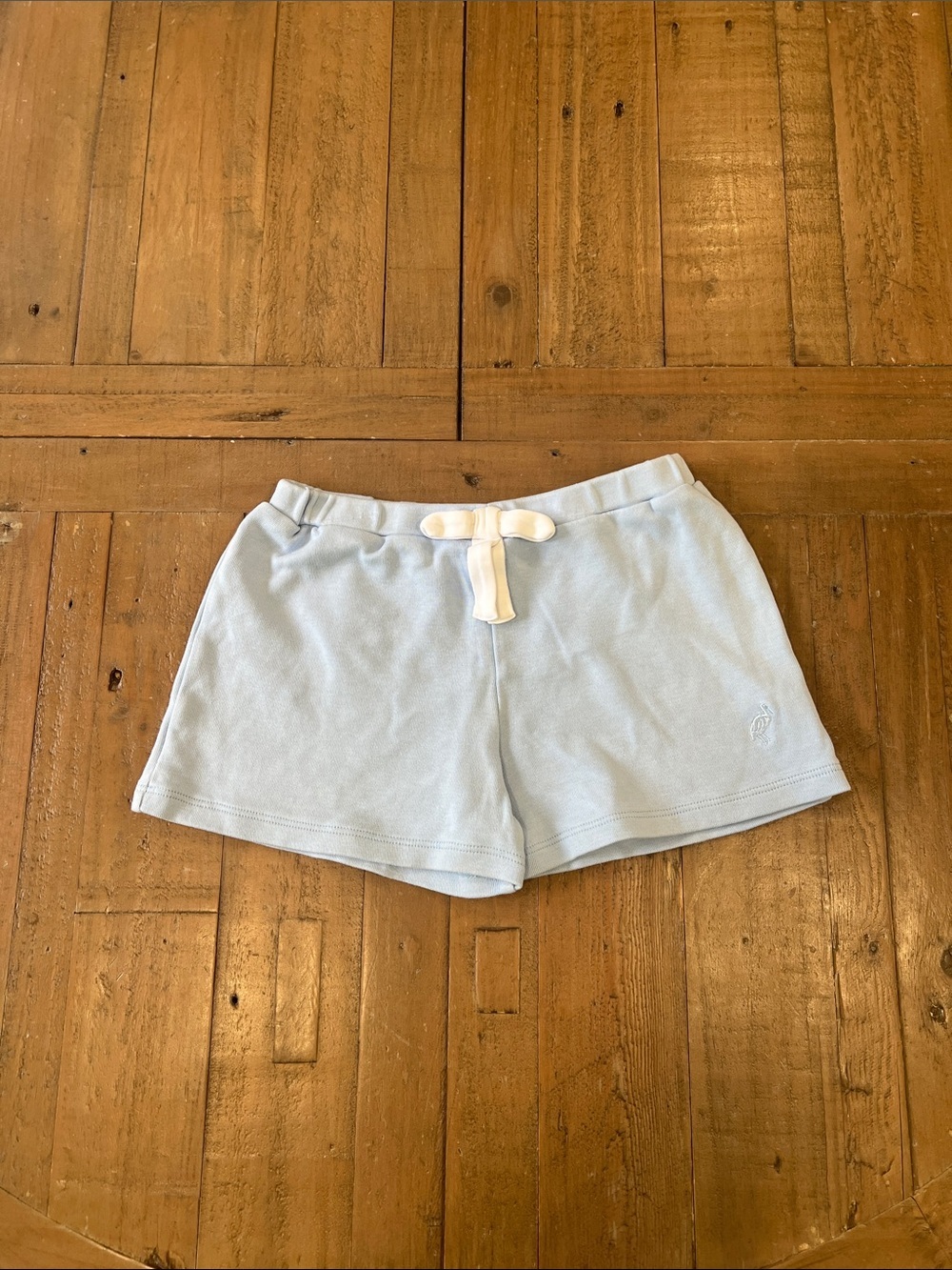 The Beaufort bonnet company light blue pima cotton pull on shorts